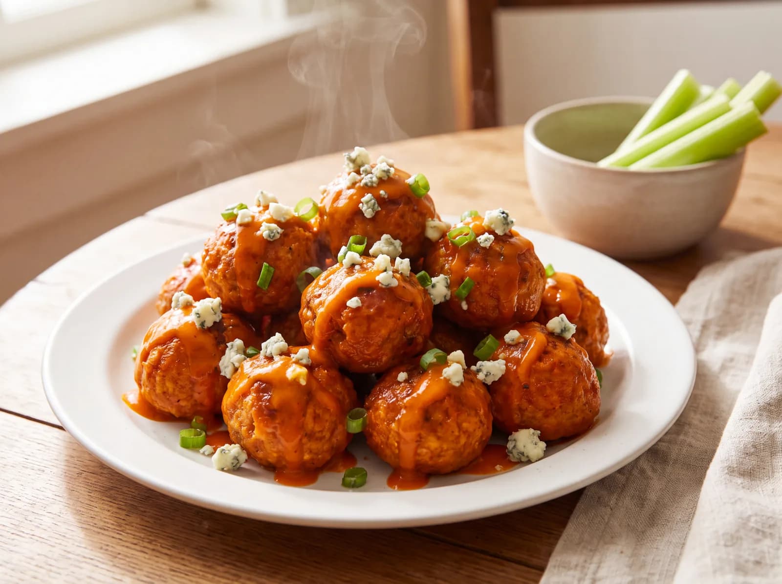 Buffalo Chicken Meatballs