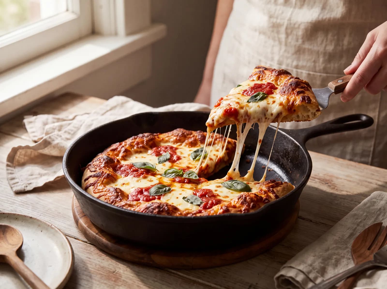 Cast Iron Personal Pizza