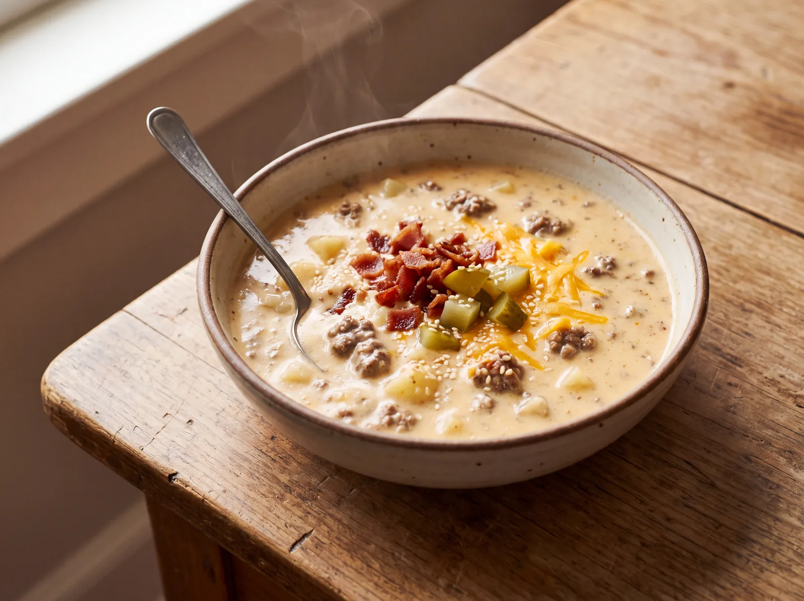 Cheeseburger Soup