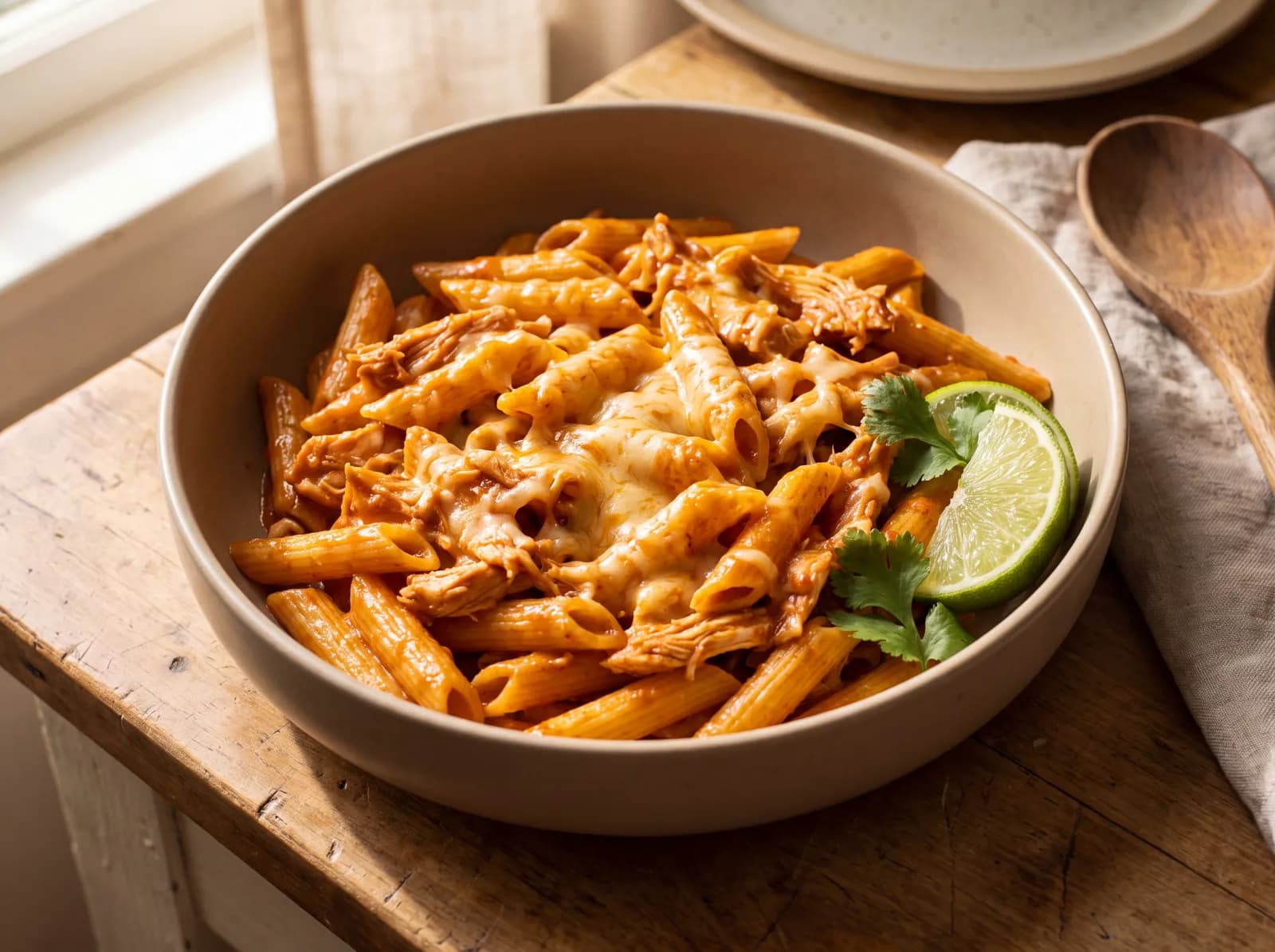Cheesy Chipotle Chicken Pasta