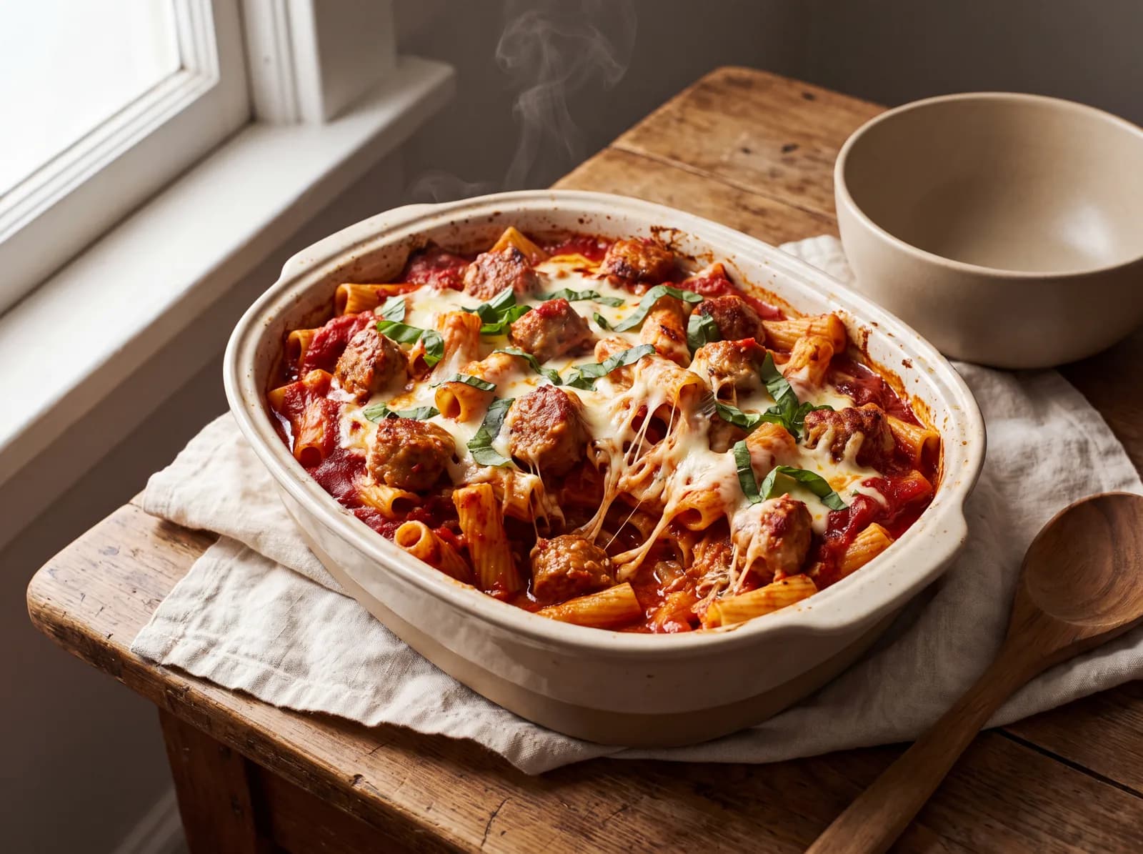 Chicken Italian Sausage Arrabbiata Bake