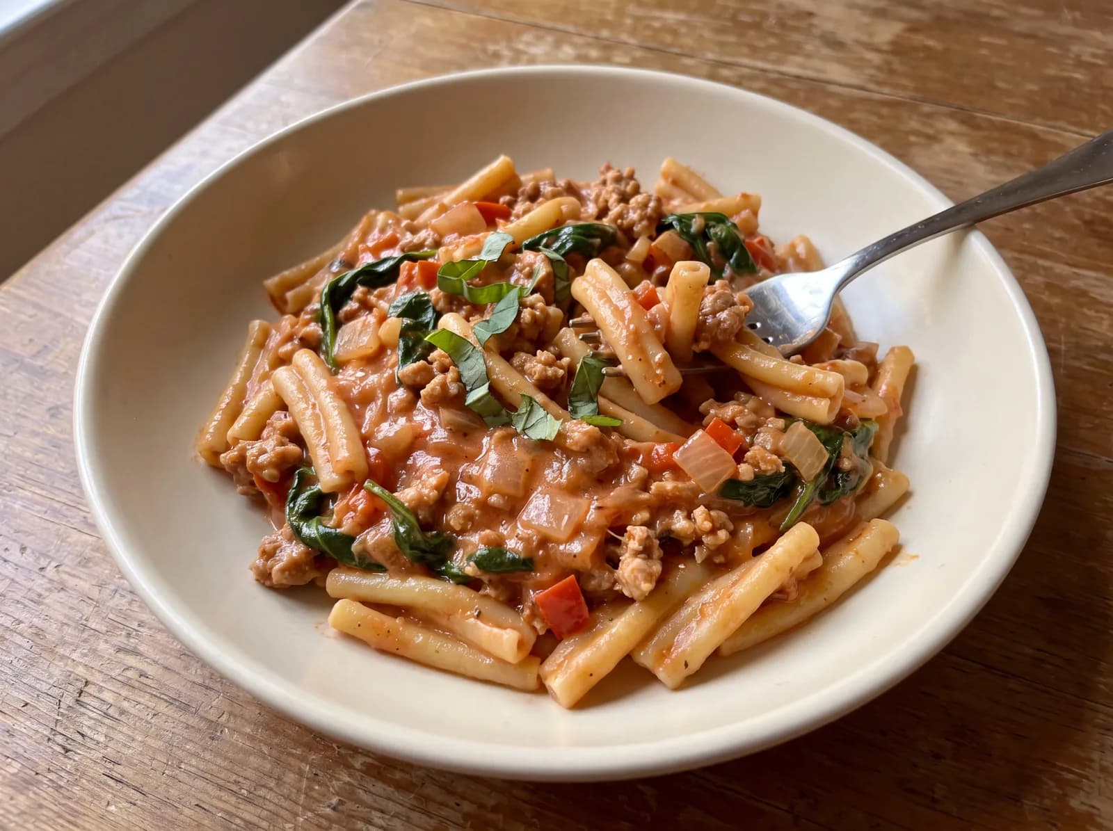 Chicken Italian Sausage Arrabbiata Skillet