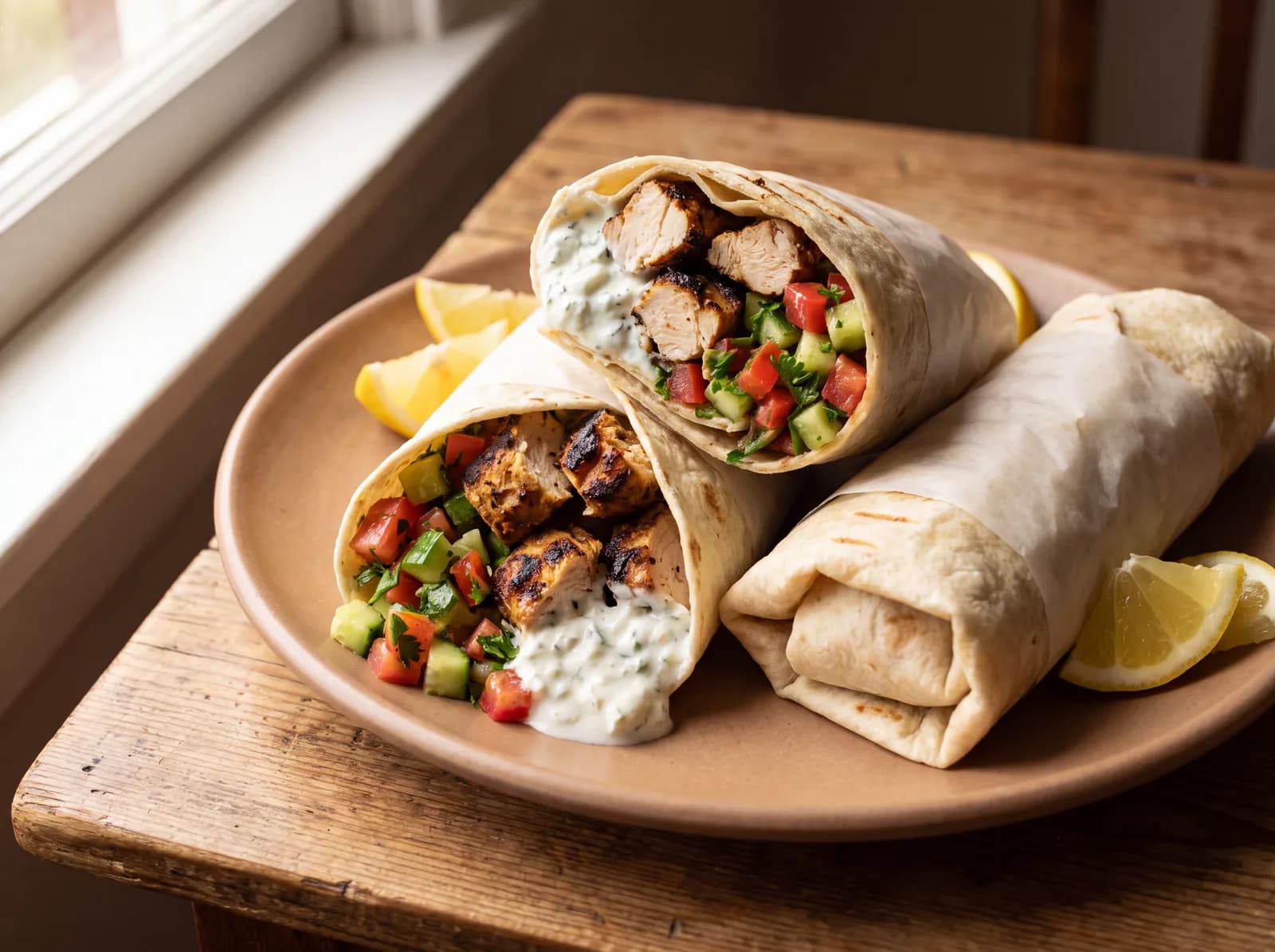 Chicken Kebab Wraps