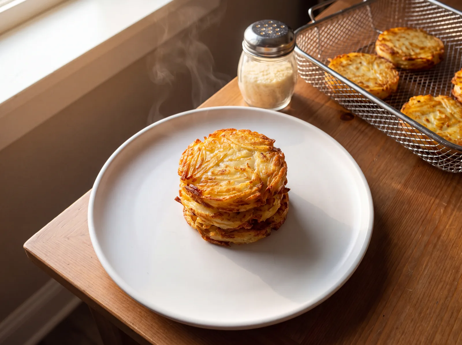 Garlic Parmesan Potato Patties