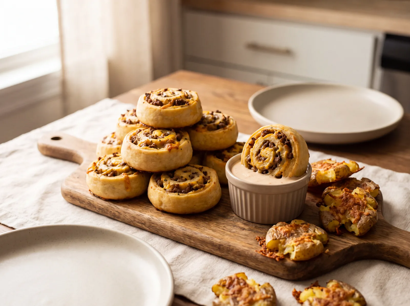 Hamburger Pinwheel Spirals