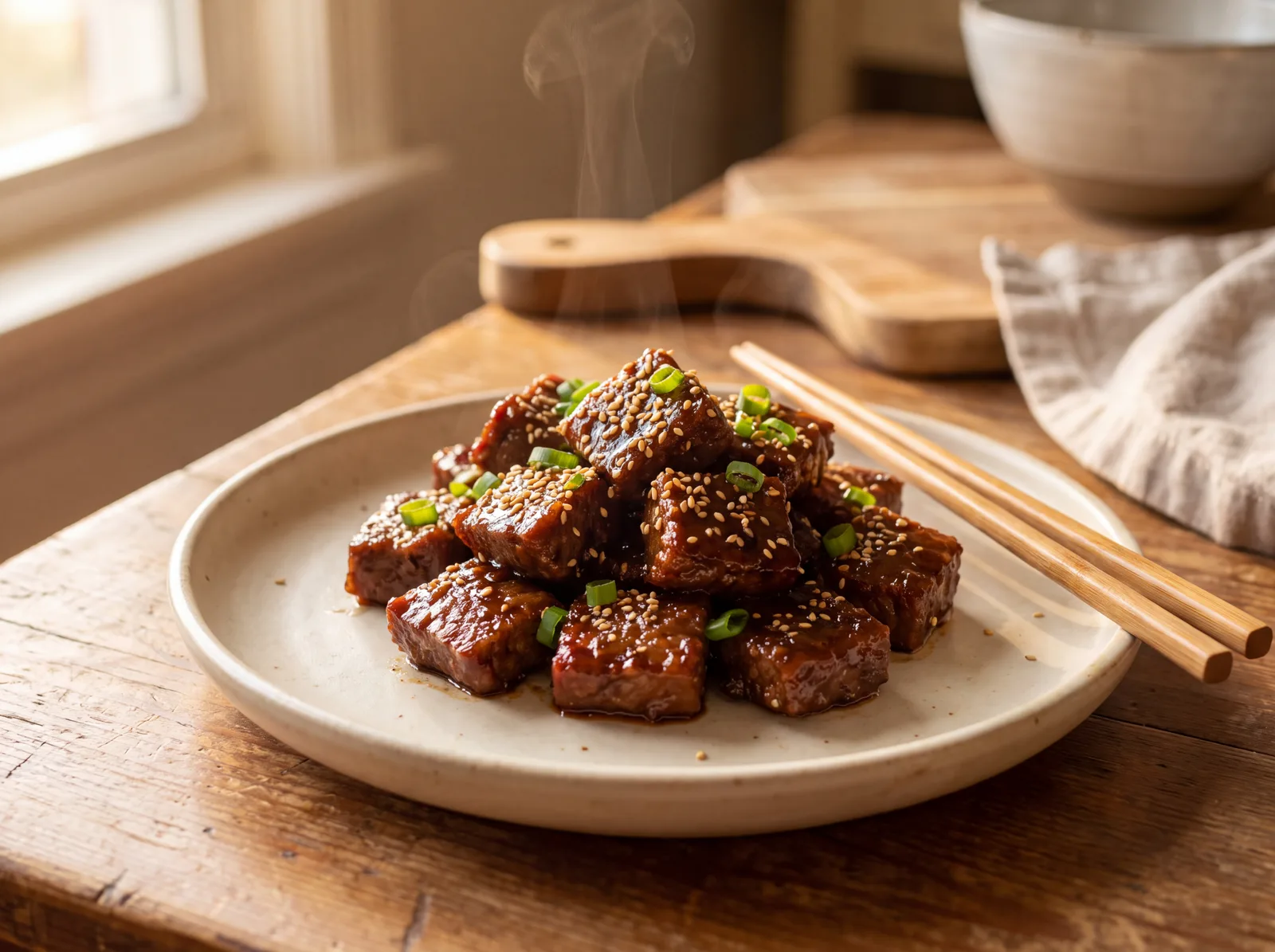 Korean BBQ Beef Bites