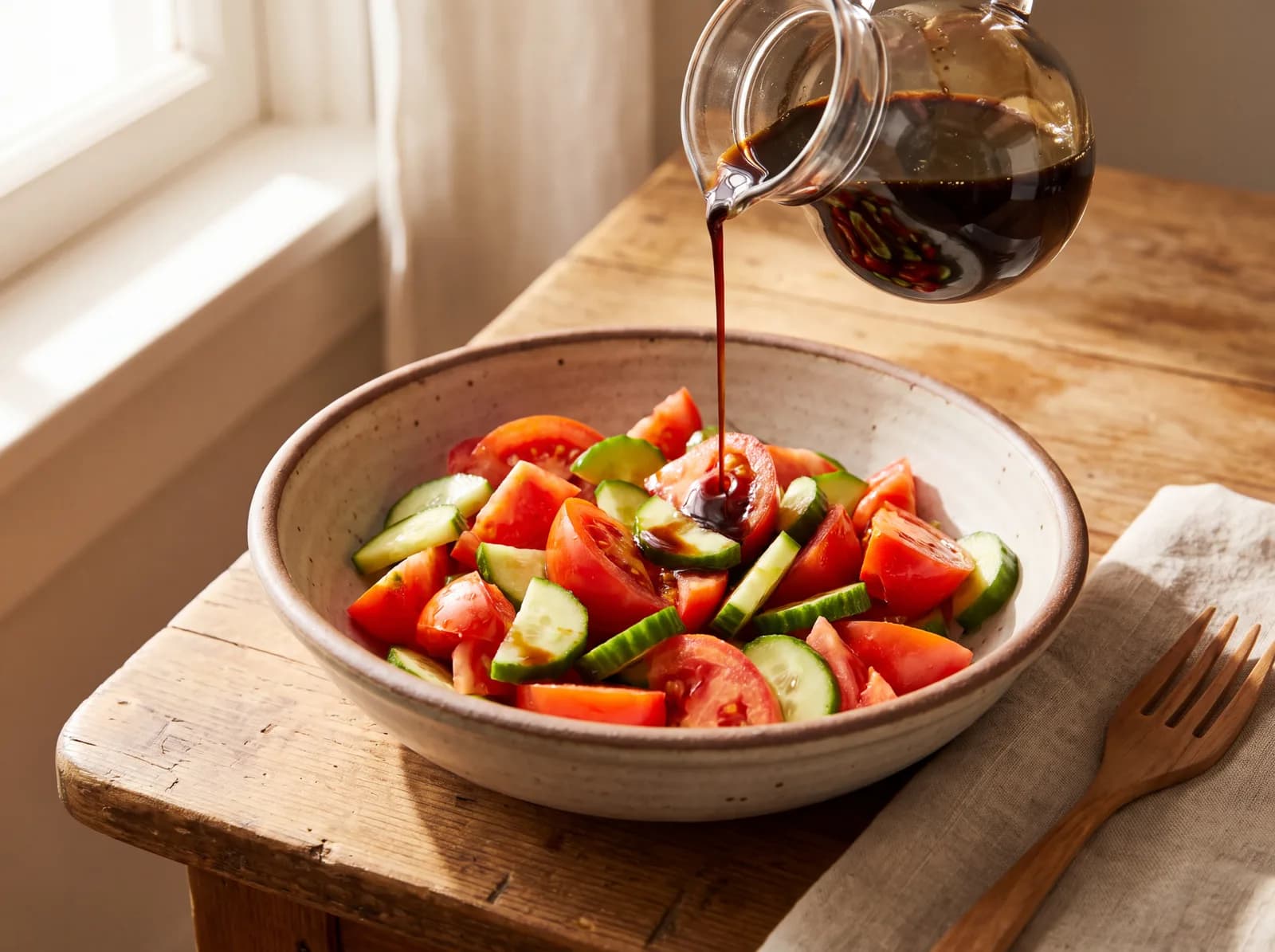 Perfect Balsamic Glaze Vinaigrette