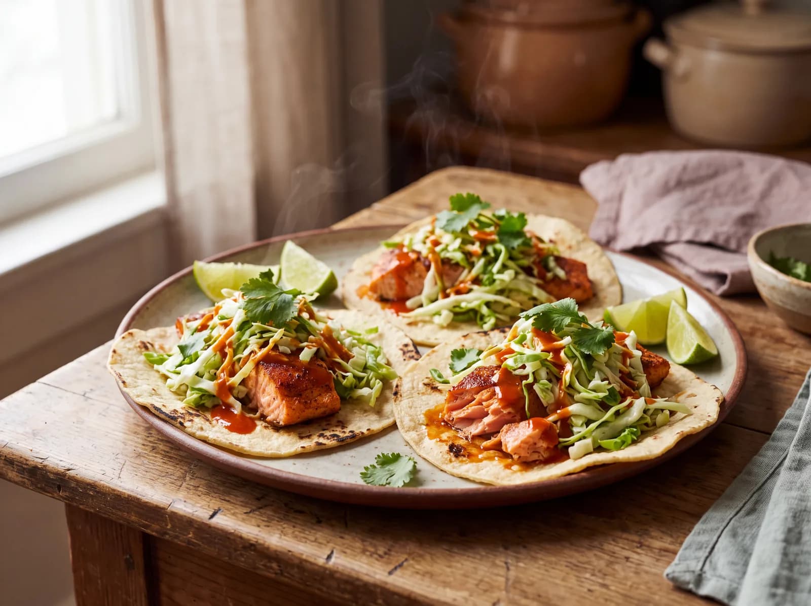 Salmon Tacos (carb-Counter)