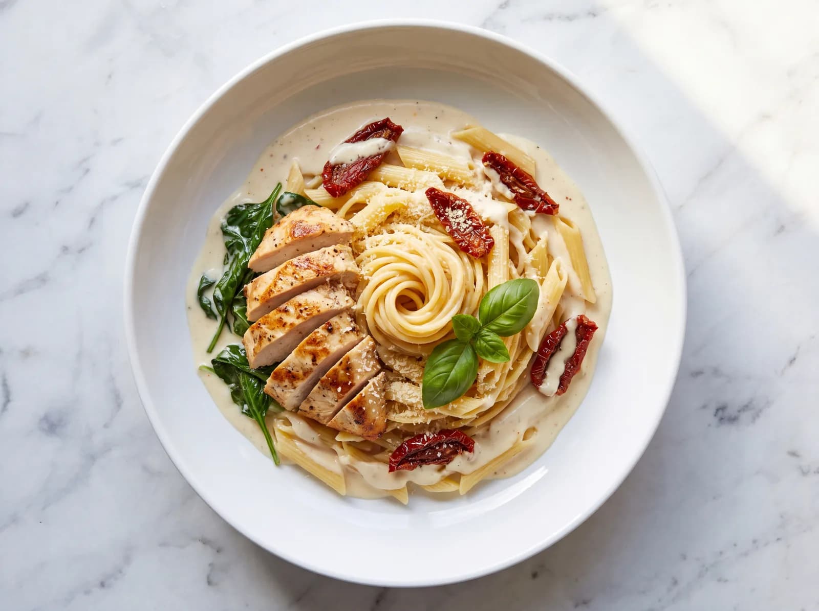 Sun-Dried Tomato Alfredo