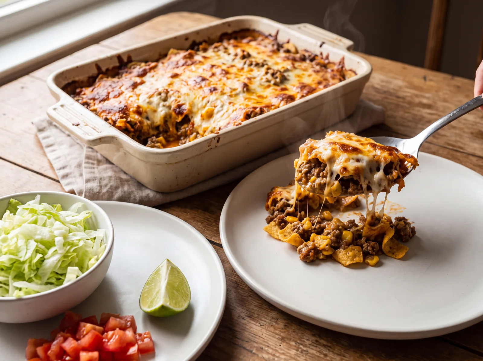 White Trash Taco Casserole